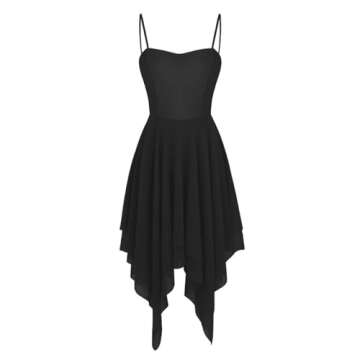 easyforever Women's Chiffon Dance Dress with Sweetheart Design