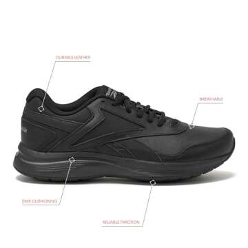 Reebok Ultra 7 DMX Max Walking Sneakers for Men - All Day Comfort, Versatile Style