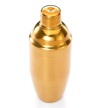 Gold Cocktail Shaker by Barfly - 24oz Premium Quality