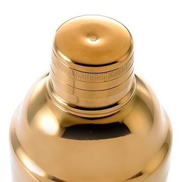 Gold Cocktail Shaker by Barfly - 24oz Premium Quality