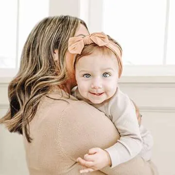 Prohouse 16PCS Soft Nylon Headbands for Baby Girls