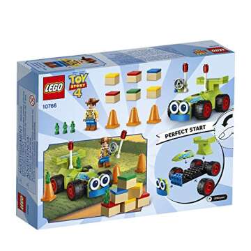 LEGO Disney Pixar’s Toy Story 4 Woody & RC 10766 Building Kit (69 Pieces)
