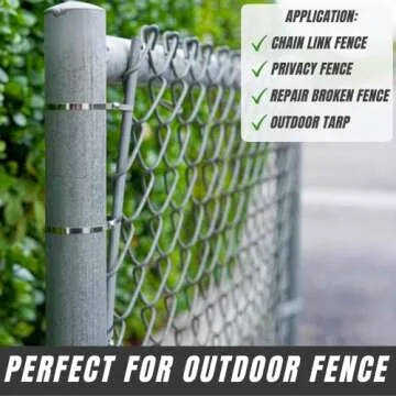 Metal Zip Ties 304 Stainless Steel Heavy Duty 100pcs