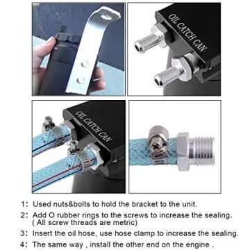 Durable SPEEDWOW Oil Catch Can Filter for Enhanced Engine Life