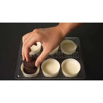 Oreo Cookie Chocolate Mold Chocolate Covered Cookie Mold 5 Pack, 6 Cylinders Each, Chocolate Covered Oreos,Candy, Cookies and Chocolate, and Even Soap Molds