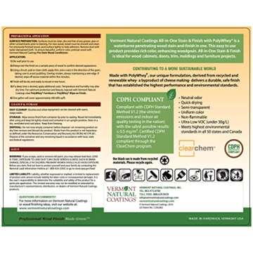 PolyWhey Stain & Finish - Eco-Friendly & Vibrant Colors