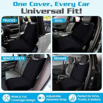 HAPPEGEAR Waterproof Car Seat Cover for All Vehicles