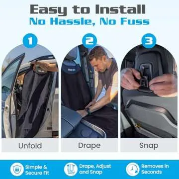 HAPPEGEAR Waterproof Car Seat Cover for All Vehicles