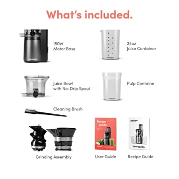 nutribullet Slow Juicer Easy Clean Powerful Compact