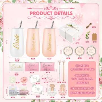 Bridesmaid Proposal Box Set - Complete Wedding Gift for Your Bridal Party