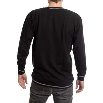 Calhoun Mens Officially Licensed NHL French Terry Long Sleeve Rashguard (Large, Pittsburgh Penguins)