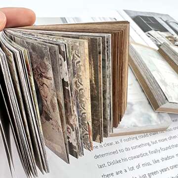 400 PCS Vintage Scrapbooking Paper Aesthetic Scrapbook Supplies Stationery Scrapbook Paper Journal Diary Embellishment Supplies Paper Art Craft…