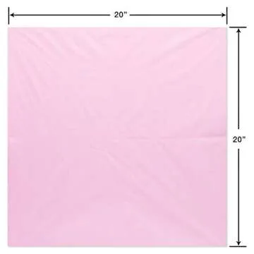 American Greetings 125 Sheets 20 in. x 20 in. Light Pink Tissue Paper Bulk for Valentines Day, Birthdays, Baby Showers, and All Occasions