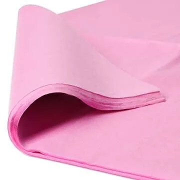 American Greetings 125 Sheets 20 in. x 20 in. Light Pink Tissue Paper Bulk for Valentines Day, Birthdays, Baby Showers, and All Occasions