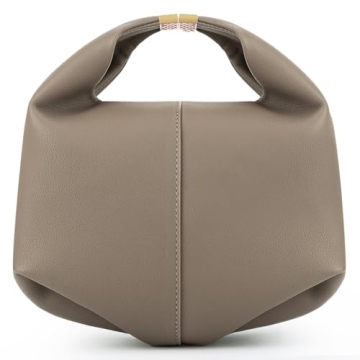 Stylish Dumpling Shoulder Bag - Vegan Leather Chic Clutch
