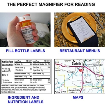 Best Pocket Magnifying Glass - iLumen8 3X Lighted Aid