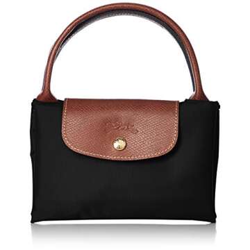 Longchamp 1623089 Le Priage Original Tote Bag, Women's, Noir