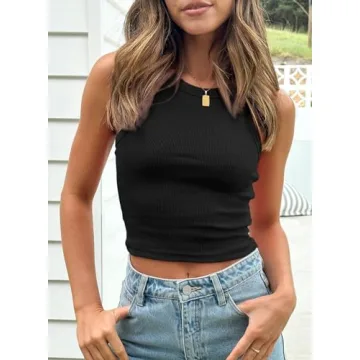 LOLONG Summer Crop Tank Top Women Comfortable Sleeveless