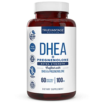 Truevantage Nutrition DHEA 100mg & Pregnenolone 60mg - Hormone Balance & Energy Boost