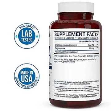 DHEA 100mg Pregnenolone 60mg Supplement for Hormone Balance