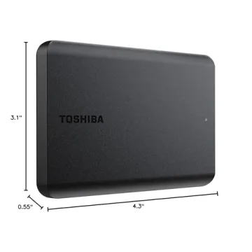 Toshiba Canvio Basics 2TB External Hard Drive USB 3.0