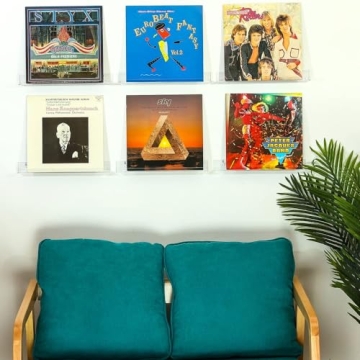 Stylish Sooyee 6 Pack Acrylic Kids Floating Bookshelf