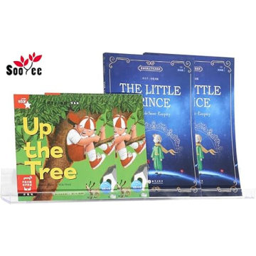 Stylish Sooyee 6 Pack Acrylic Kids Floating Bookshelf