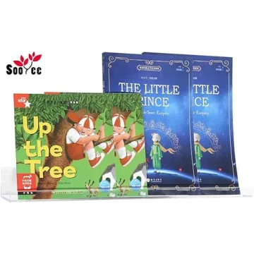Stylish Sooyee 6 Pack Acrylic Kids Floating Bookshelf