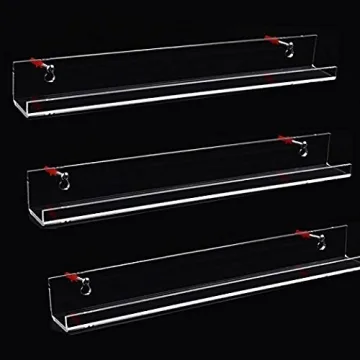 Stylish Sooyee 6 Pack Acrylic Kids Floating Bookshelf