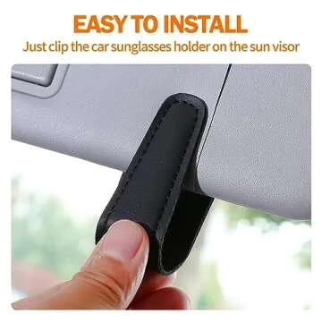 Sunglasses Holder for Car Visor - Elegant and Practical