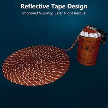 NTR Water Rescue Throw Bag, 70 Feet Rope, 1844lbs