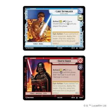 Star Wars: Unlimited TCG Spark of Rebellion Two-Player Starter Set - Learn, Battle, Collect! Trading Card Game for Kids and Adults, Ages 12+, 2 Players, 20 Min Playtime, Made by Fantasy Flight Games
