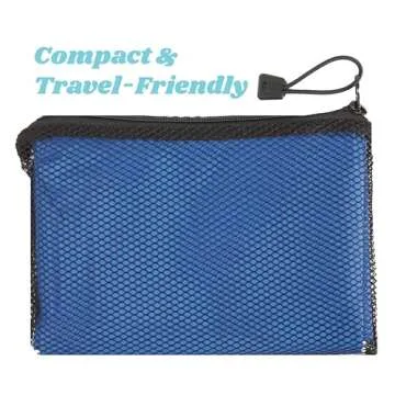 Totes Reusable, Compact & Travel-Friendly, Pullover Hood, Easy Snap, Lightweight, Royal, Kids-One Size