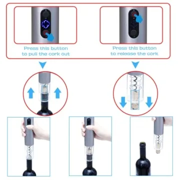 Rechargeable Electric Wine Opener Set with Aerator and Cutter