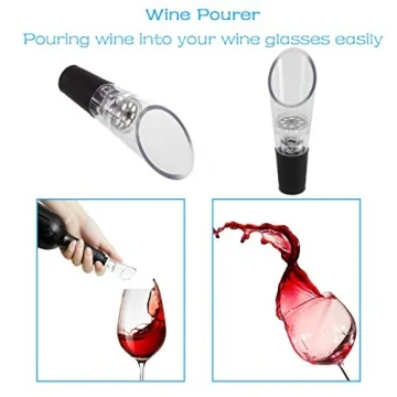 Rechargeable Electric Wine Opener Set with Aerator and Cutter