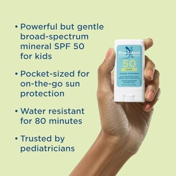 Blue Lizard Kids Mineral Sunscreen Stick SPF 50 for All Skin