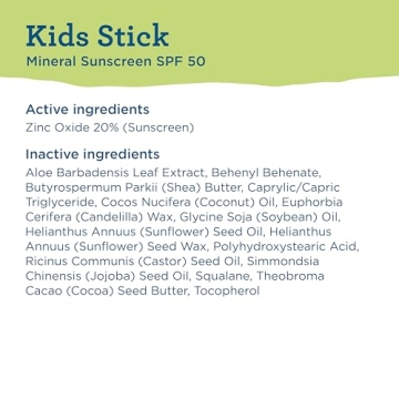 Blue Lizard Kids Mineral Sunscreen Stick SPF 50 for All Skin