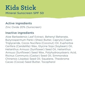 Blue Lizard Kids Mineral Sunscreen Stick SPF 50 for All Skin