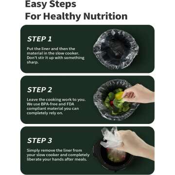 KOOC Small 2-Quart Slow Cooker with Ceramic Pot