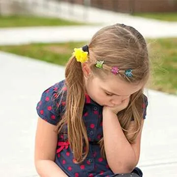 50Pcs Tiweio Butterfly Hair Clips, Cute 90s Accessories