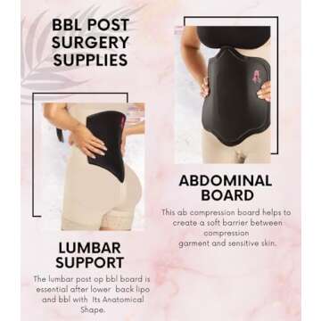 BBL Pillow After Surgery for Butt, BBL Pillow After Surgery for Sleeping, Booty Pillow After Surgery BBL, Brazilian Butt Lift Pillow After Surgery, Post Surgery Pillow