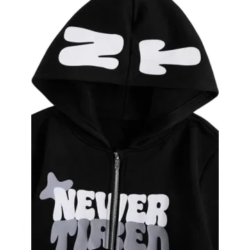 Stylish SOLY HUX Boys Zip Up Hoodie - Y2k Streetwear