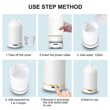 Stylish Wanlola Essential Oil Diffuser with Auto Shut Off