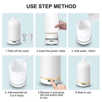 Stylish Wanlola Essential Oil Diffuser with Auto Shut Off