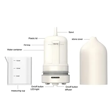 Stylish Wanlola Essential Oil Diffuser with Auto Shut Off