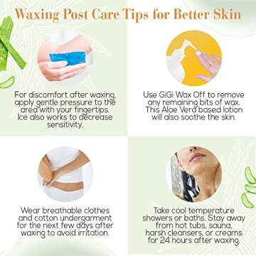 GiGi Post Waxing Treatment, Post Epilation Lotion – After-Wax Skin Care (32 oz, Wax Remover)