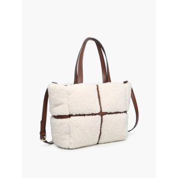 Stylish Vegan Leather Handbag - JEN & CO. Marlene Tote