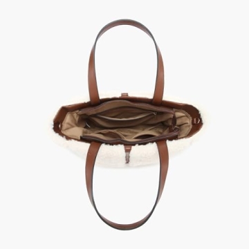 Stylish Vegan Leather Handbag - JEN & CO. Marlene Tote