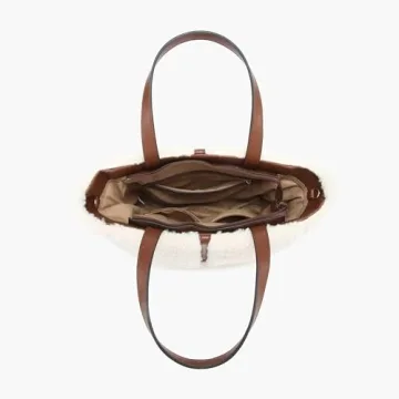 Stylish Vegan Leather Handbag - JEN & CO. Marlene Tote