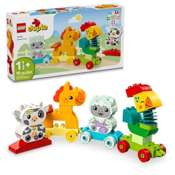 LEGO DUPLO Animal Train Set - Fun, Educational Toy for Toddlers 1-3